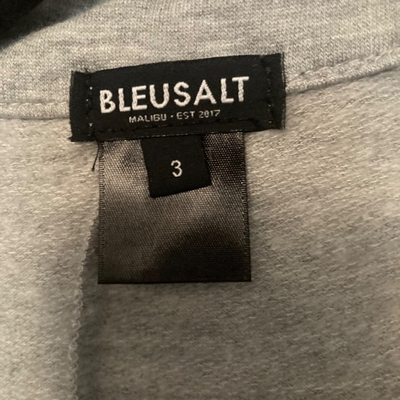 Bleusalt Gray Wrap Dress, M - Picture 2 of 3